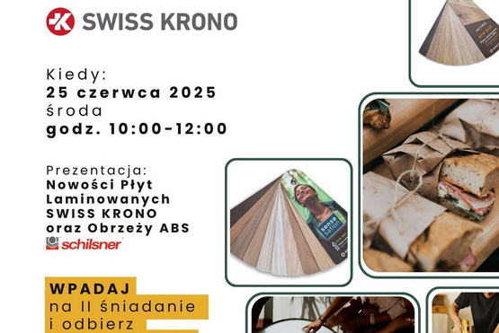 II ŚNIADANIE Z NOWOŚCIAMI PŁYT SWISS KRONO